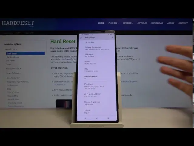 'Video thumbnail for How to Check Phone Specification in SONY Xperia 1 II – Locate Phone Information'