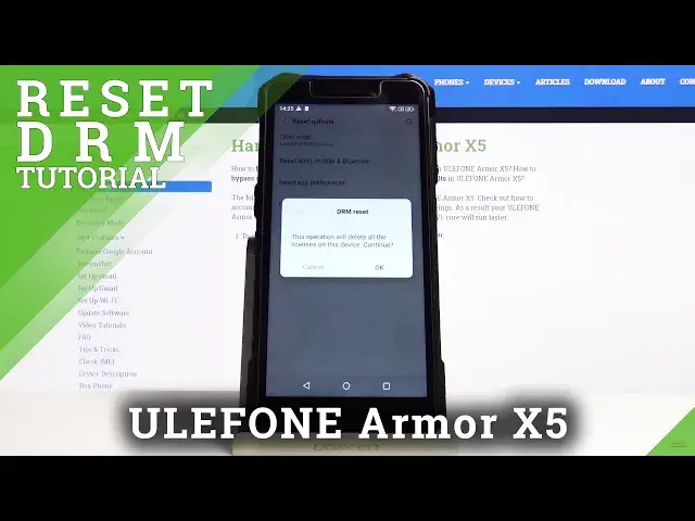Video thumbnail for How to Reset DRM in ULEFONE Armor X5 – Remove DRM Licences