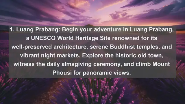 Video thumbnail for "Discover Laos: Top 10 Must-Visit Attractions in the Land of a Million Elephants"