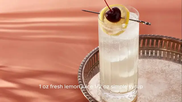 Video thumbnail for Tom collins recipe