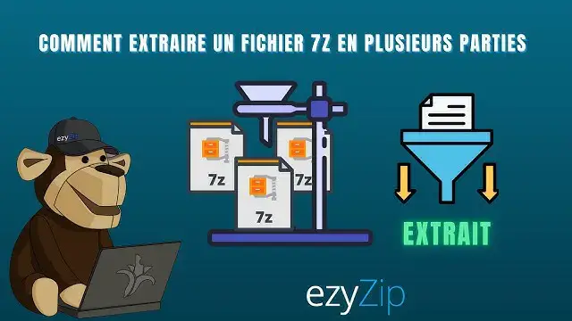 'Video thumbnail for Extraire des fichiers 7Z fractionnés | Fusionner des fichiers 7Z en plusieurs parties'