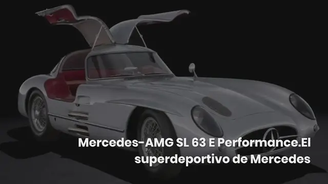 Video thumbnail for Mercedes-AMG SL 63 E Performance
