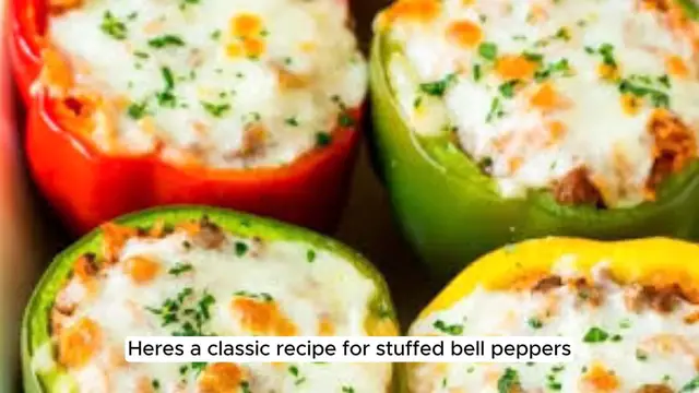 Video thumbnail for Stuffed Bell Pepper Recipe