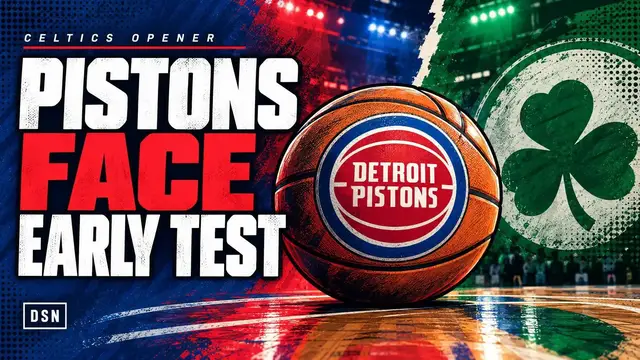 Video thumbnail for The Pistons open with Boston in a measuring-stick season opener