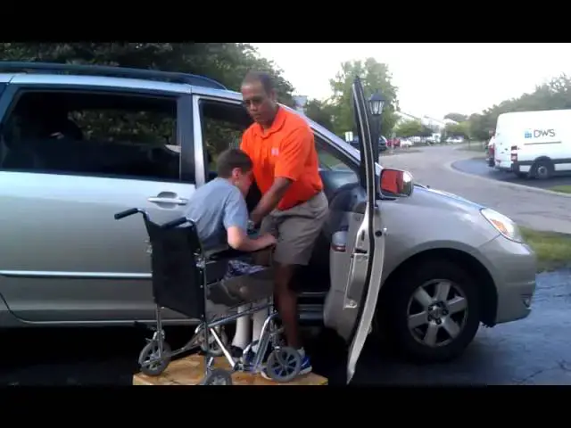 Video thumbnail for Wheelchair to van