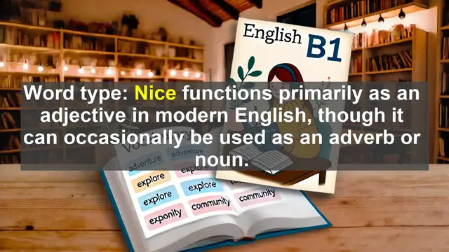 Video thumbnail for 2500 Must Know CEFR B1 Vocabulary - The Surprising Evolution of the Word 'Nice'