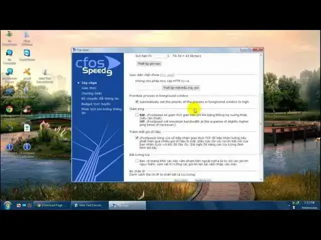 Video thumbnail for Hướng dẫn cách tăng tốc internet sử dụng phẩn mềm cFosSpeed