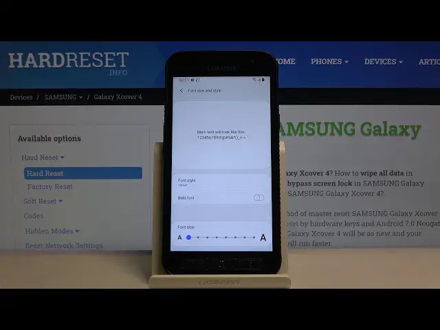 'Video thumbnail for How to Change Font Size in SAMSUNG Galaxy Xcover 4 – Set Up Font Text'