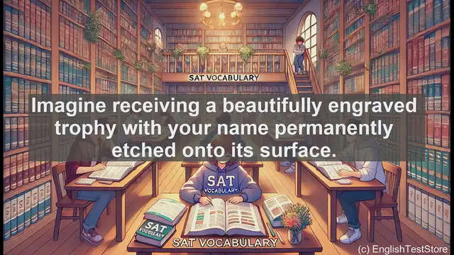 Video thumbnail for 5000 Must Know SAT Vocabulary - Inscribe: The Art of Leaving a Lasting Mark