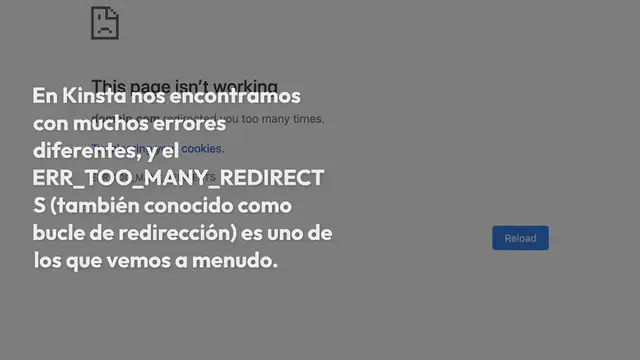 Video thumbnail for Cómo Solucionar el Error ERR_TOO_MANY_REDIRECTS