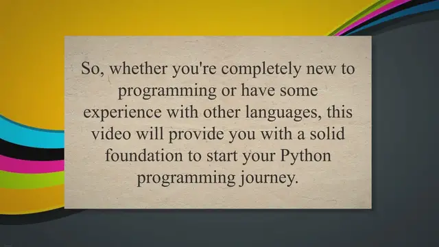 Video thumbnail for Python Tutorial for Beginners | Learn Python Programming Basics