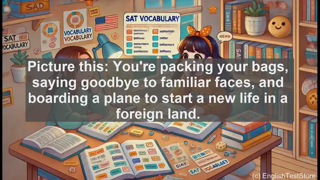 Video thumbnail for 5000 Must Know SAT Vocabulary - SAT Vocabulary: Understanding 'Immigrate'