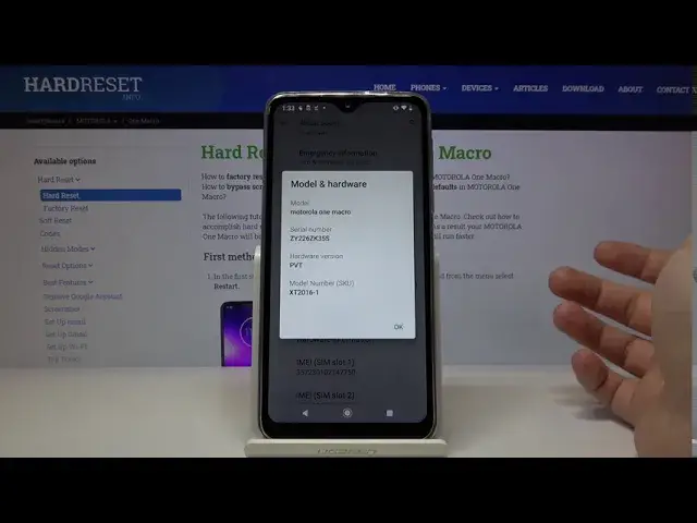 'Video thumbnail for How to Check Phone Specifications in MOTOROLA One Macro – Phone Info'