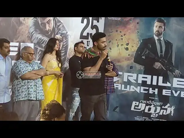 'Video thumbnail for Varun Tej Speech @ Gandheevadhari Arjuna Movie Trailer Launch | Gandheevadhari Arjuna ,'