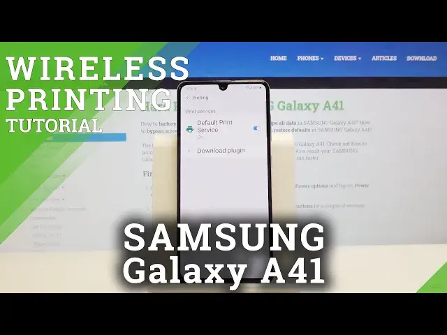 'Video thumbnail for How to Install Printer in SAMSUNG Galaxy A41 – Wireless Printing'