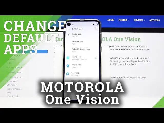 'Video thumbnail for How to Personalize Default Applications in Motorola One Vision - Change Default Apps'