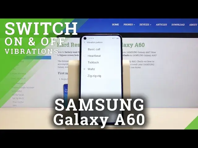 'Video thumbnail for How to Find Vibration Pattern in SAMSUNG Galaxy A60 – Change Vibration Type'