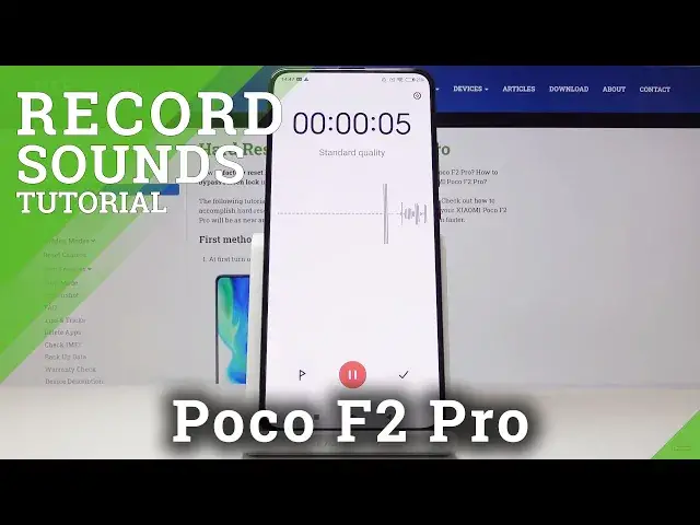 Video thumbnail for How to Record Sounds in Xiaomi Pocophone F2 Pro - Voice Recorder Feature