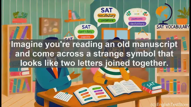 Video thumbnail for 5000 Must Know SAT Vocabulary - Ligatures: The Art of Joined Letters in Typography