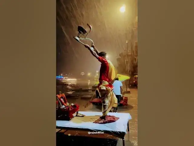 'Video thumbnail for The World Famous #gangaaarti in #varanasi #dharma #mythology #attitude'