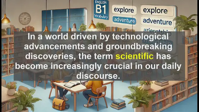 Video thumbnail for 2500 Must Know CEFR B1 Vocabulary - What Does 'Scientific' Really Mean? B1 English Vocabulary Explained