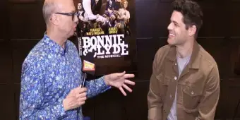 'Video thumbnail for Video: Jeremy Jordan on Raisin' Hell Again in BONNIE & CLYDE'