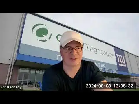 Video thumbnail for NY Giants Camp and Roster Breakdown