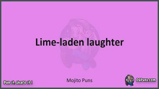 Video thumbnail for Mojito - Jokes, Puns, Wordplays, and Laughter