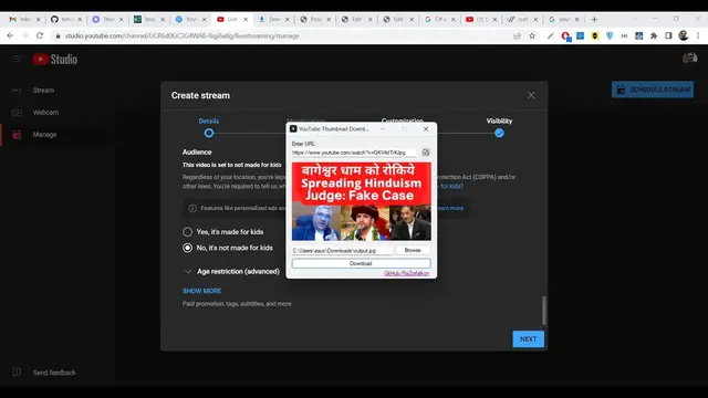 Video thumbnail for C# Windows Forms Project to Build Youtube Video Thumbnail Downloader Desktop App