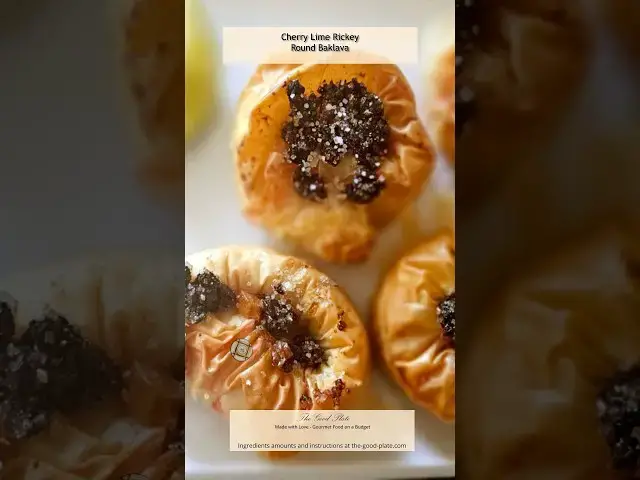 Video thumbnail for Cherry Lime Rickey Round Baklava