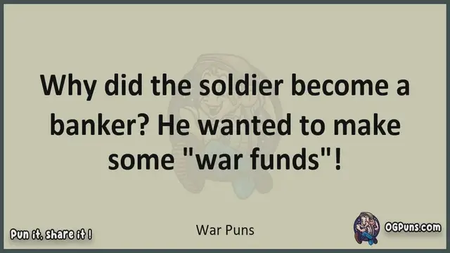 Video thumbnail for War - Jokes, Puns, Wordplays, and Laughter