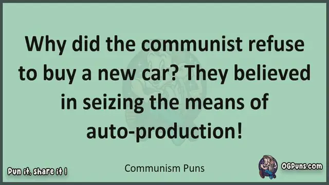 Video thumbnail for Communism - Jokes, Puns, Wordplays, and Laughter