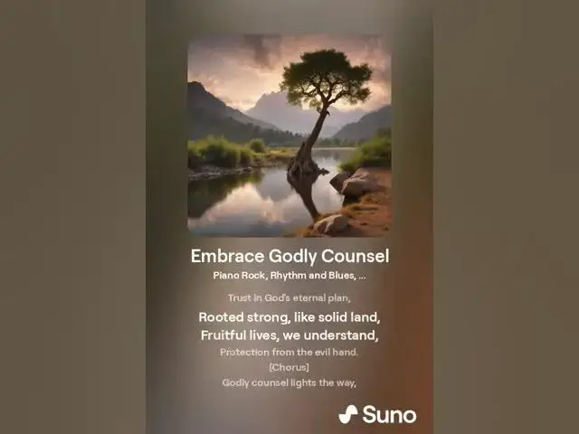 Video thumbnail for Embrace Godly Counsel - Psalm 1:1
