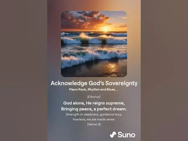 Video thumbnail for Acknowledge God’s Sovereignty - Psalm 93:1
