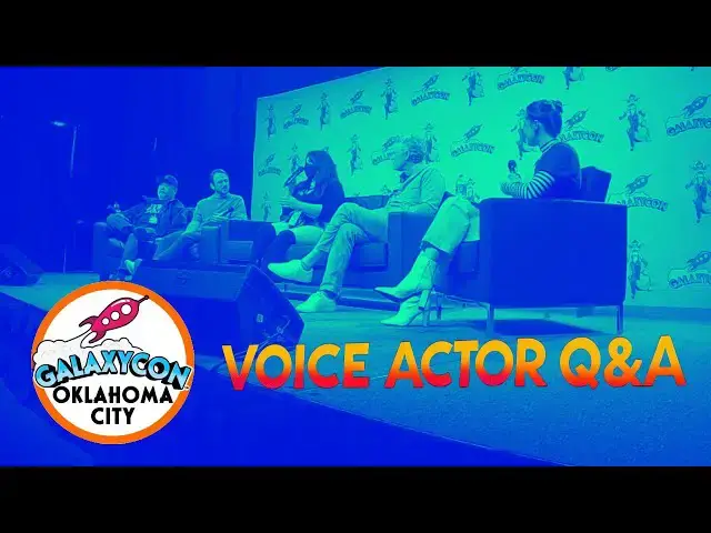 Video thumbnail for Voice Actor Q&A: Tate Donovan, Lauren Lena, Adam McArthur, Keone Young at Galaxycon Oklahoma
