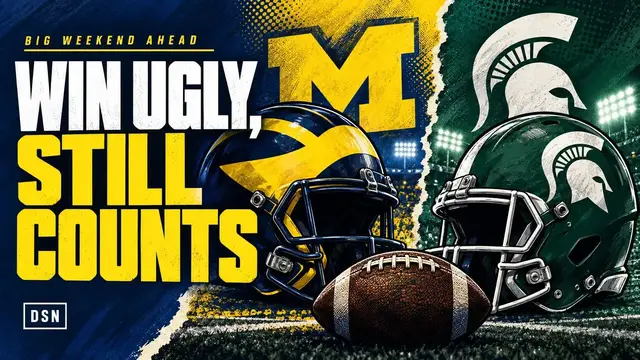 Video thumbnail for Michigan and Michigan State need clean wins more than pretty ones
