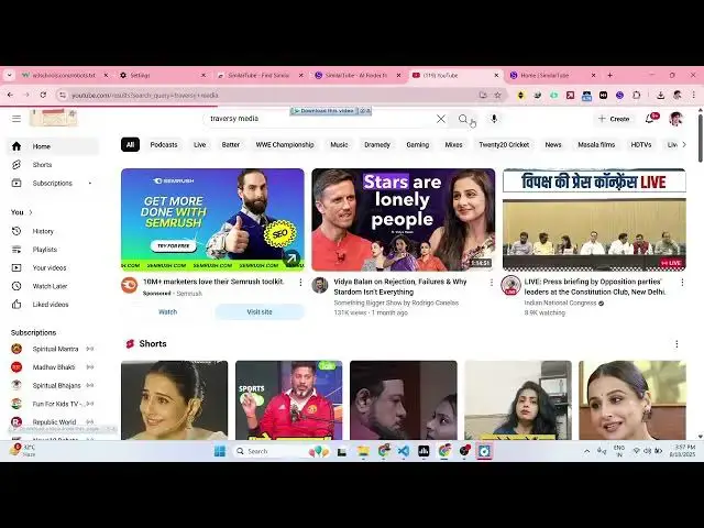 Video thumbnail for Discover Related YouTube Videos with SimilarTube  Google Chrome Extension