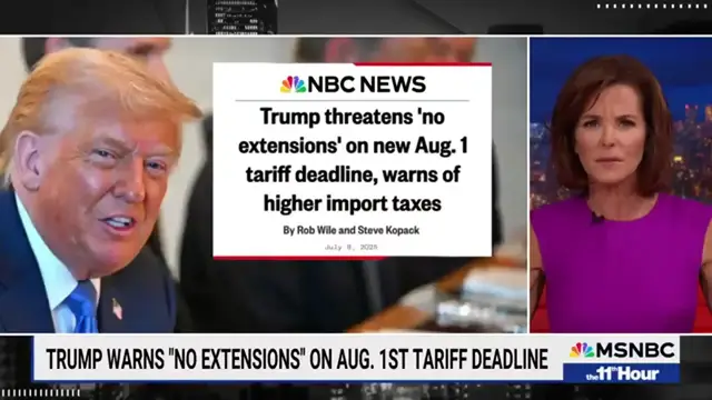 Video thumbnail for Breaking: Trump Extends Tariff Deadline Again – Trade War Pressure Mounts