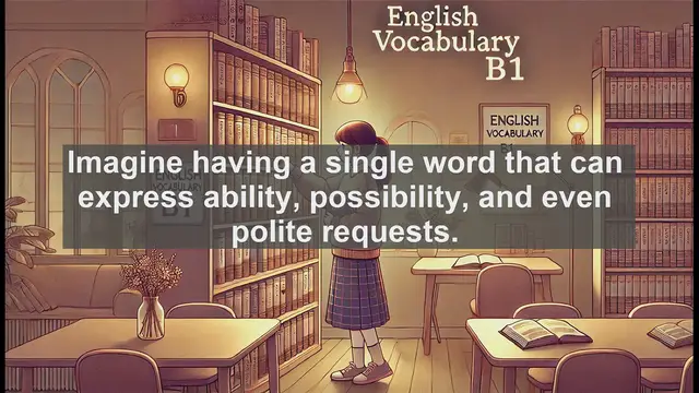 Video thumbnail for 2500 Must Know CEFR B1 Vocabulary - Mastering 'Could': A Key Modal Verb for B1 English