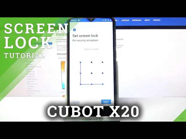 'Video thumbnail for How to Add Screen Lock Method on CUBOT X20 – Security Settings'