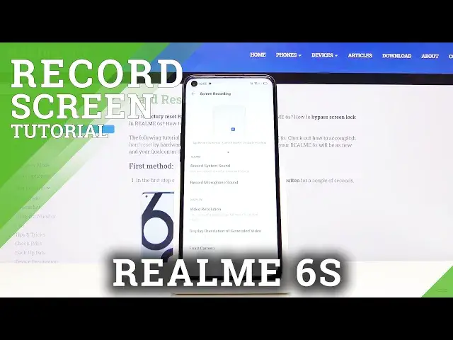 Video thumbnail for How to Record Screen in REALME 6s – Record Screen Actions