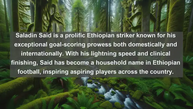 Video thumbnail for Top 10 Famous Football Players in Ethiopia: Celebrating Ethiopian Football Stars