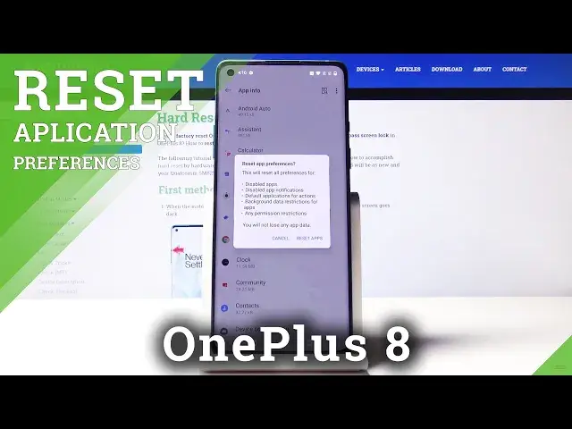 'Video thumbnail for How to Reset App Preferences in OnePlus 8 – Restore Default App Settings'