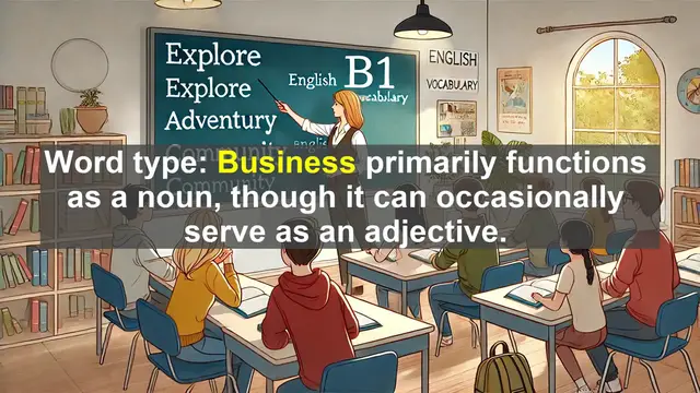 Video thumbnail for 2500 Must Know CEFR B1 Vocabulary - Understanding 'Business': A Comprehensive Guide for B1 English Learners
