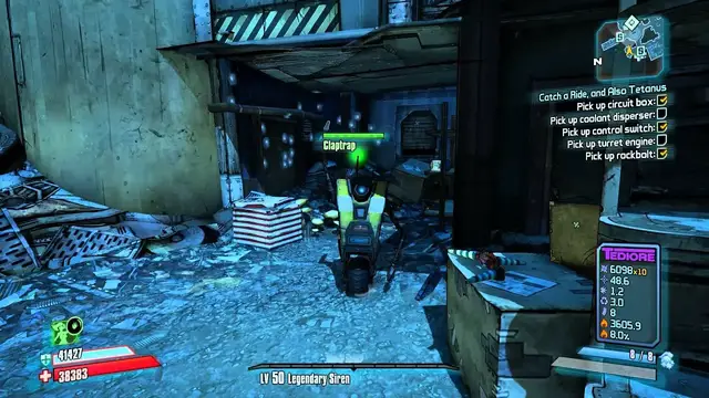 Video thumbnail for Leaving Claptrap Hanging (Claptrap has strong hands)