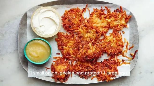 Video thumbnail for latke recipe