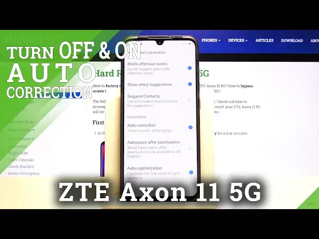 Video thumbnail for How to Activate Auto Correction on ZTE Axon 11 5G – Keyboard Settings
