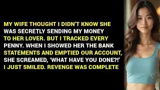 'Video thumbnail for Wife Secretly Gave My Money to Her Lover. My Revenge Left Her with NOTHING.'