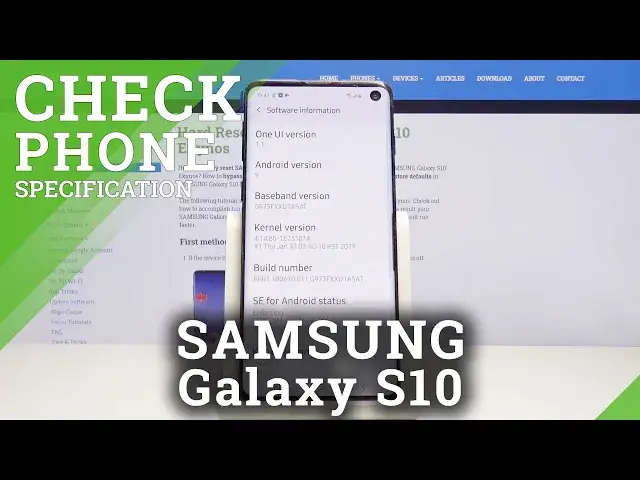 'Video thumbnail for How to Check SAMSUNG Galaxy S10 Specification – Find Phone Info'