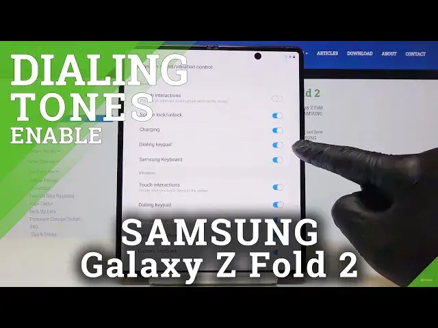 'Video thumbnail for How to Allow Dial Pad Tones in SAMSUNG Galaxy Z Fold 2 – Sound Settings'